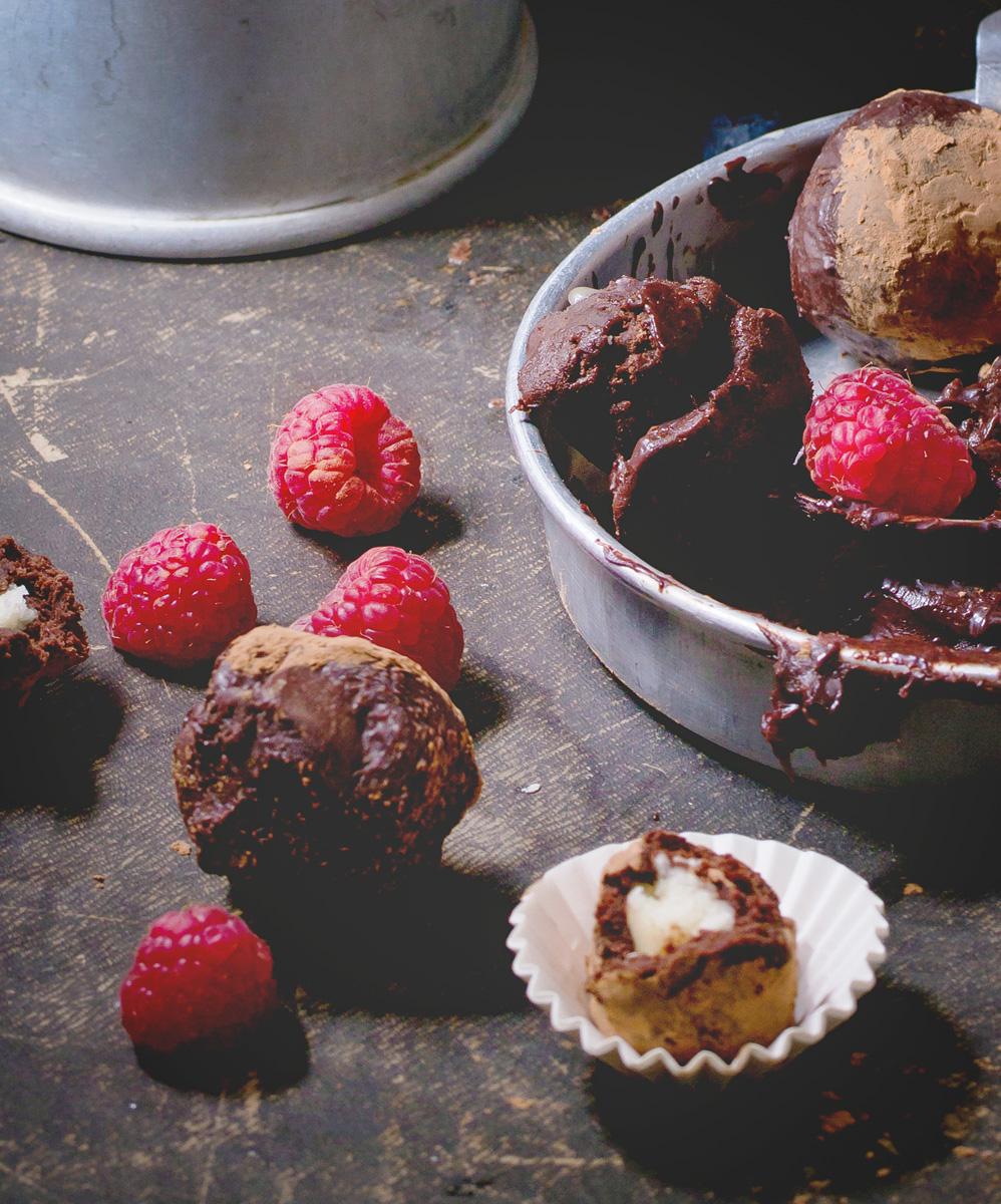 Raspberry Truffles Scented Candle